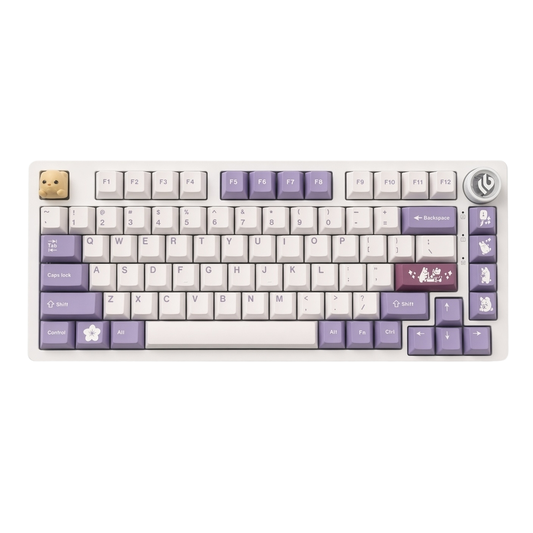 Lilac mechanical keyboard